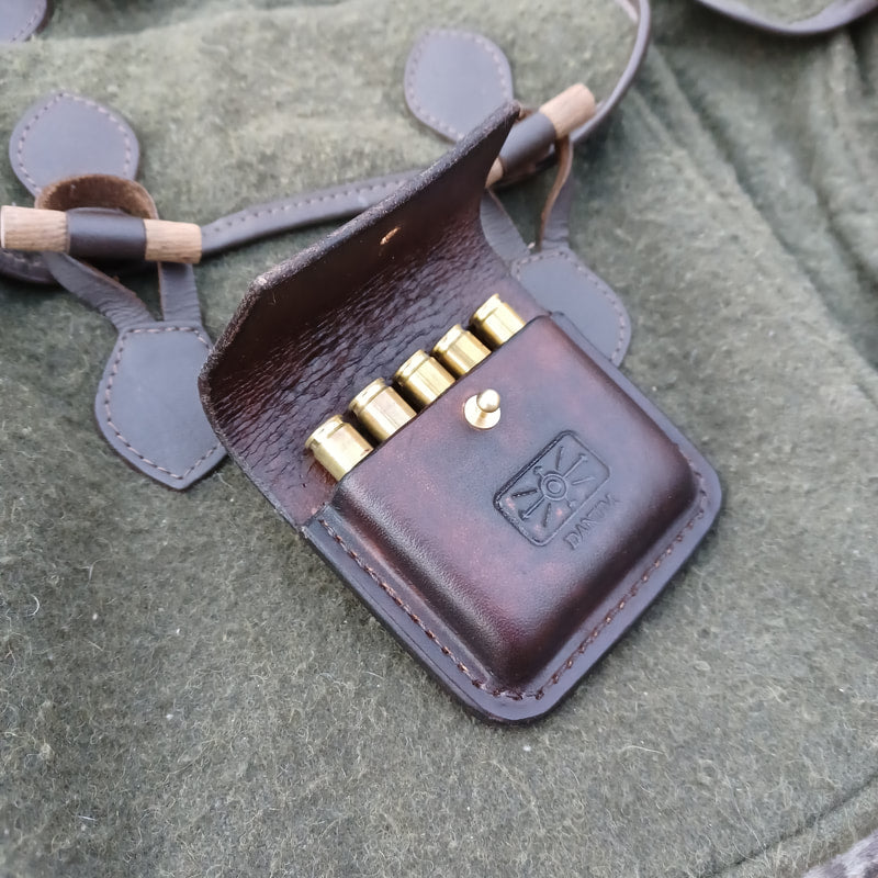 5 Round Bullet Belt Pouches (MK1 Sam Brown)