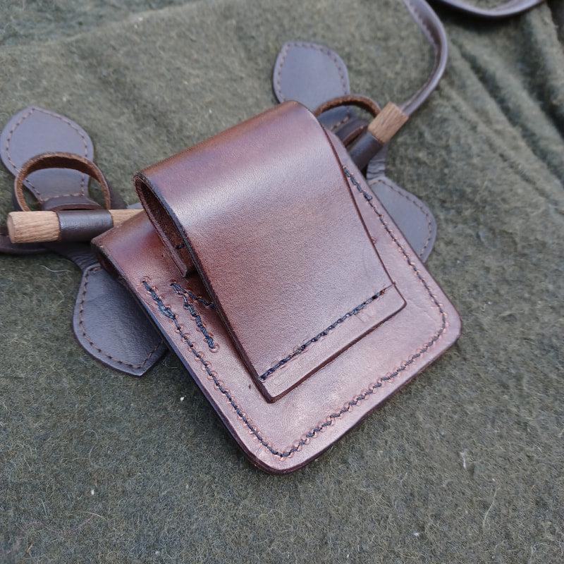5 Round Bullet Belt Pouches (MK1 Sam Brown)