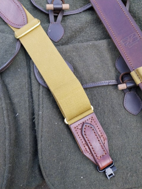 2" Heavy Cotton Webbing / Leather Sling