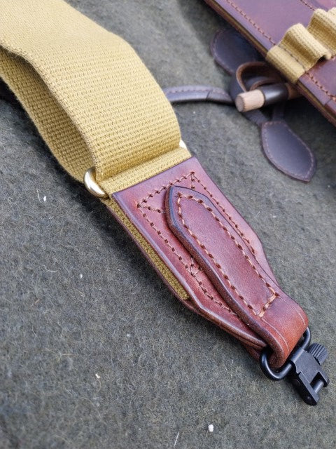 2" Heavy Cotton Webbing / Leather Sling