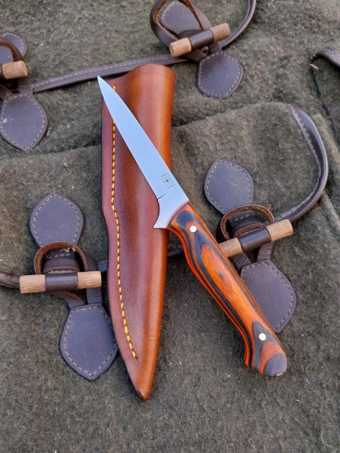 Muntjac Catcher orange and black laminated wood