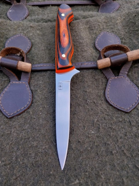 Muntjac Catcher orange and black laminated wood