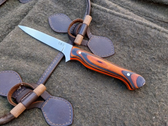 Muntjac Catcher orange and black laminated wood