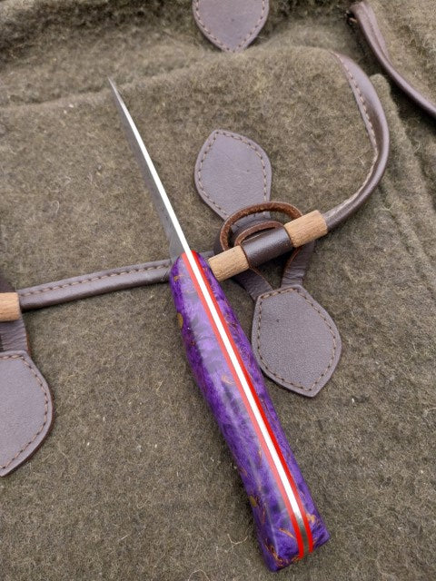 Muntjac Catcher Purple dyed stabilised wood