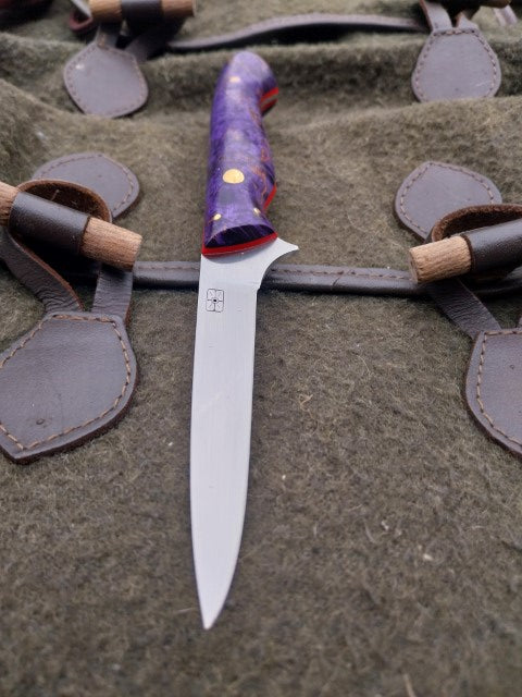 Muntjac Catcher Purple dyed stabilised wood