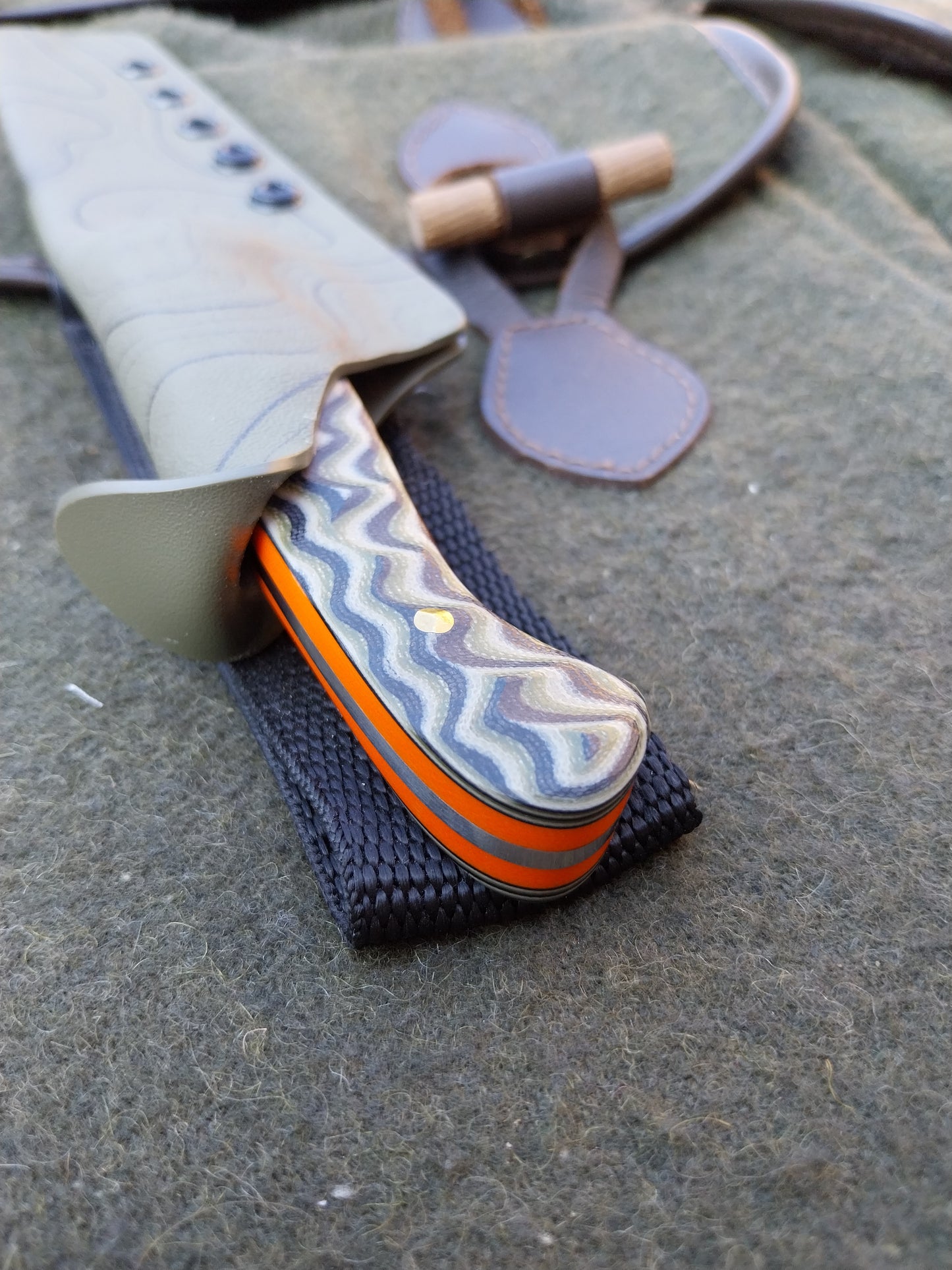 Roe Catcher Camo G10 Orange liners