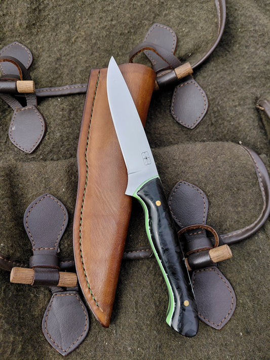 Roe Catcher Green moon glow shredded carbon fibre Glow in the dark