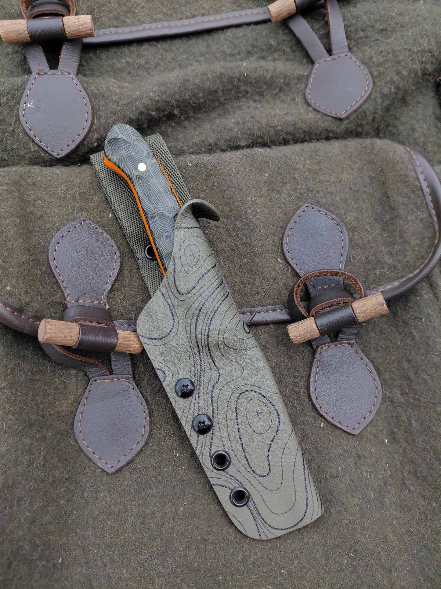 Catcher Green Damascus G10