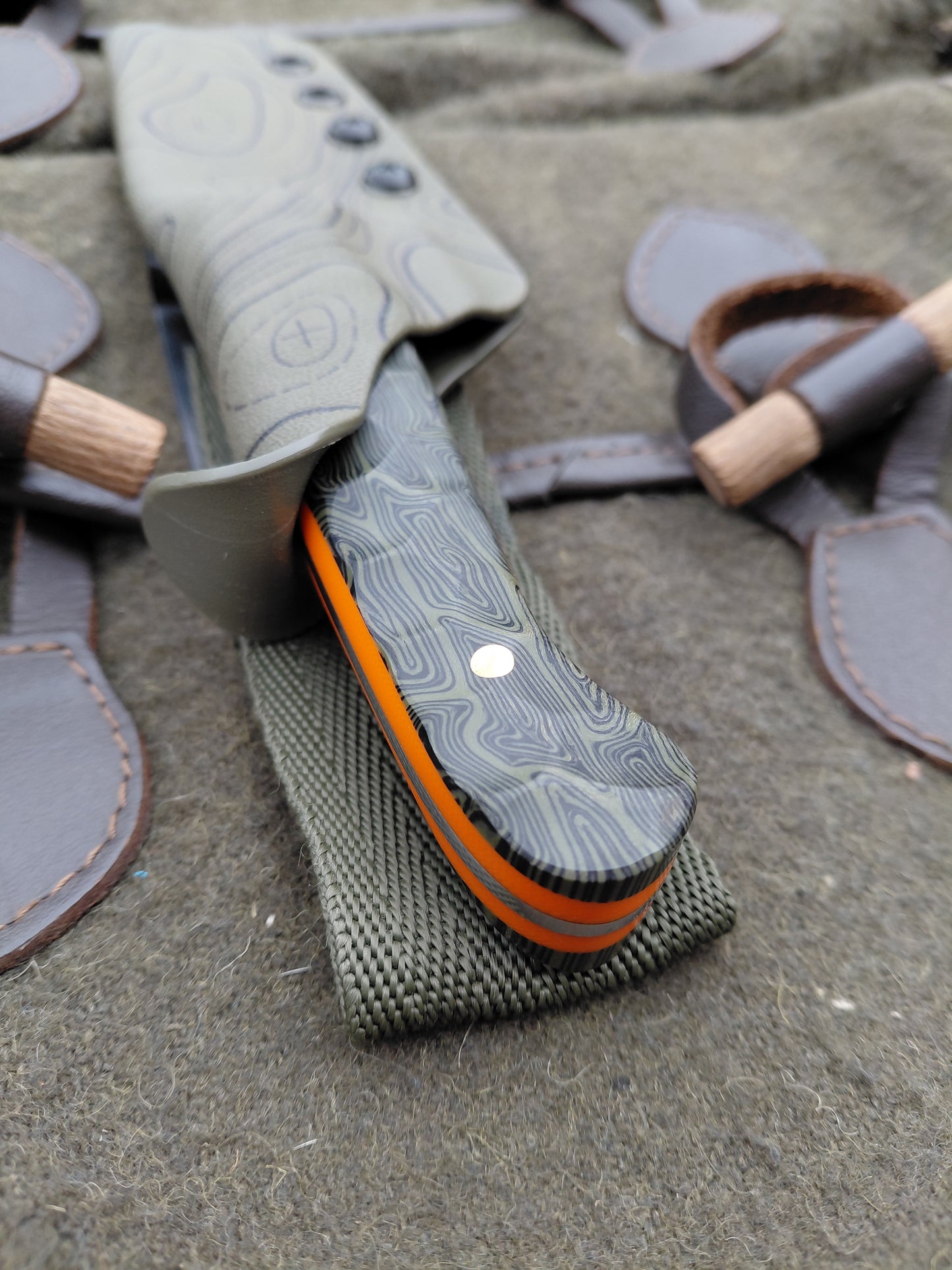 Catcher Green Damascus G10