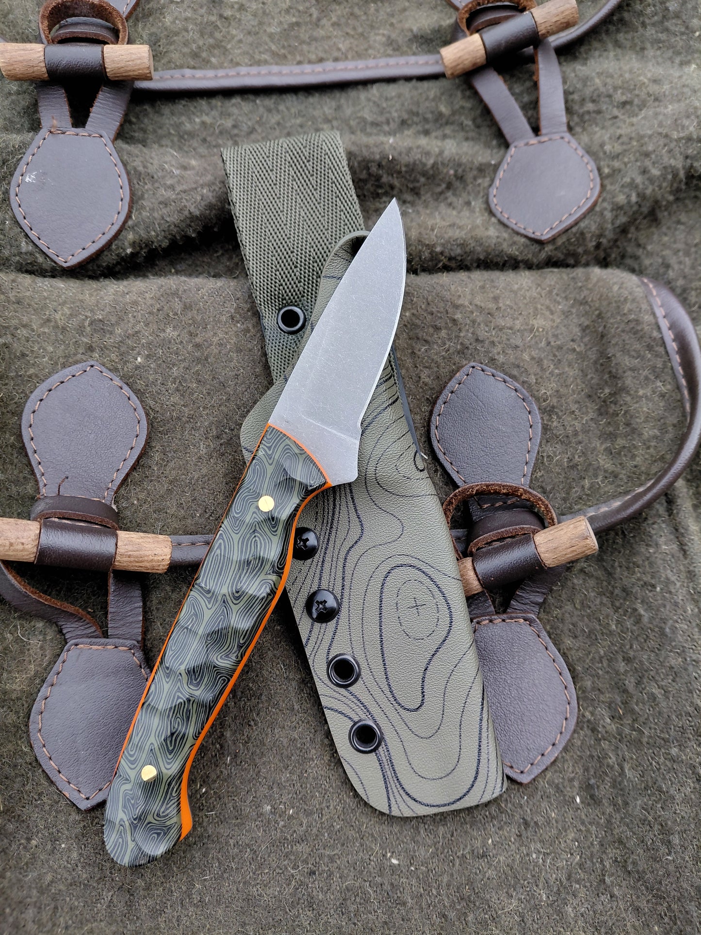 Catcher Green Damascus G10