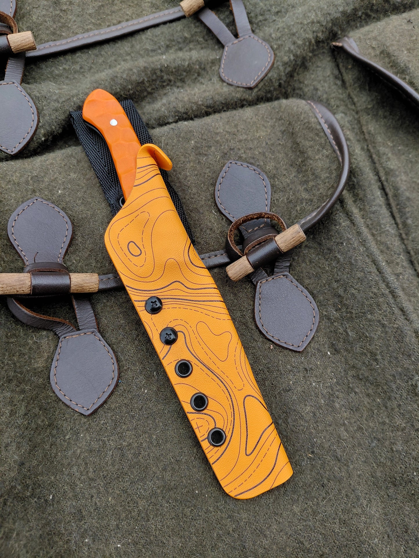 Muntjac Catcher Orange and black