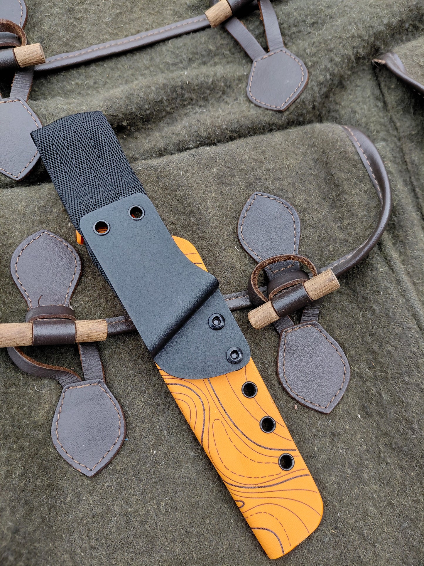 Muntjac Catcher Orange and black