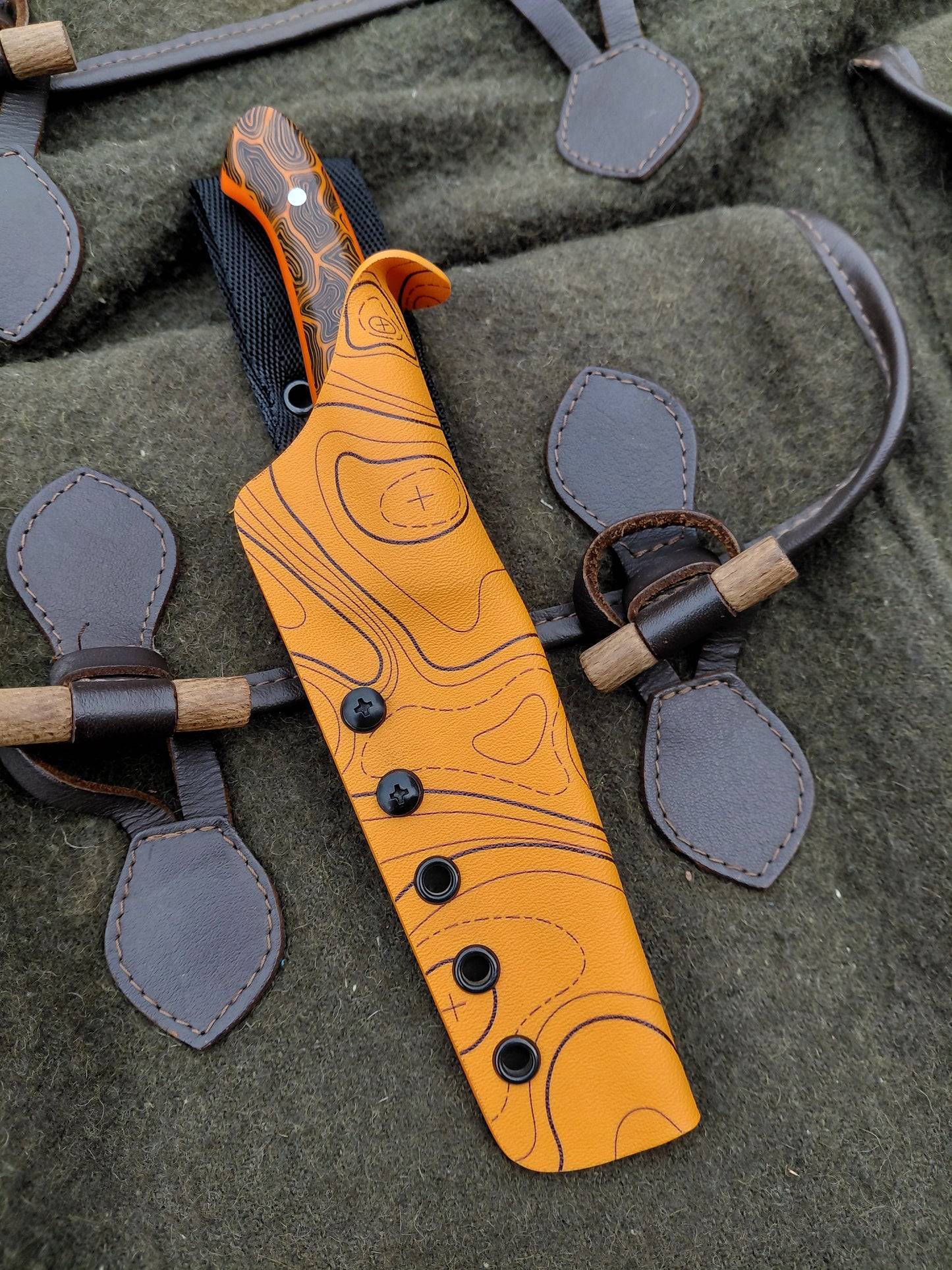 Muntjac Catcher Orange Damascus