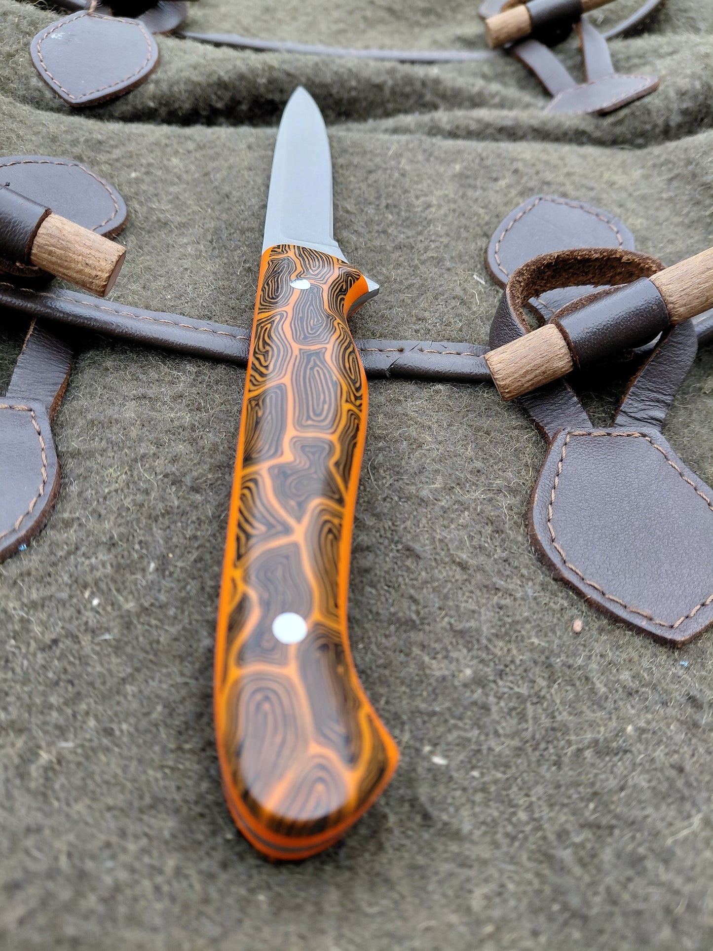 Muntjac Catcher Orange Damascus
