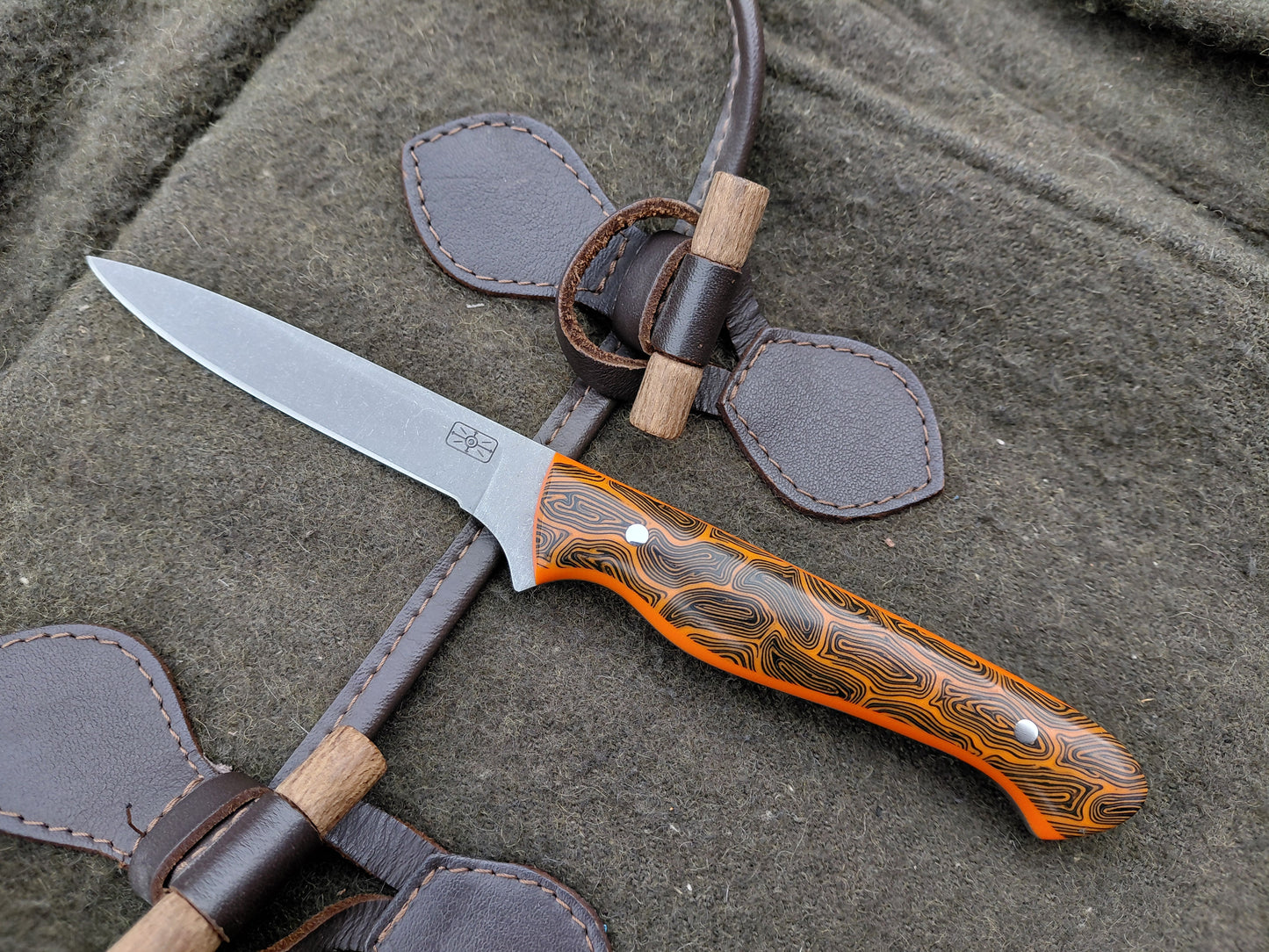 Muntjac Catcher Orange Damascus