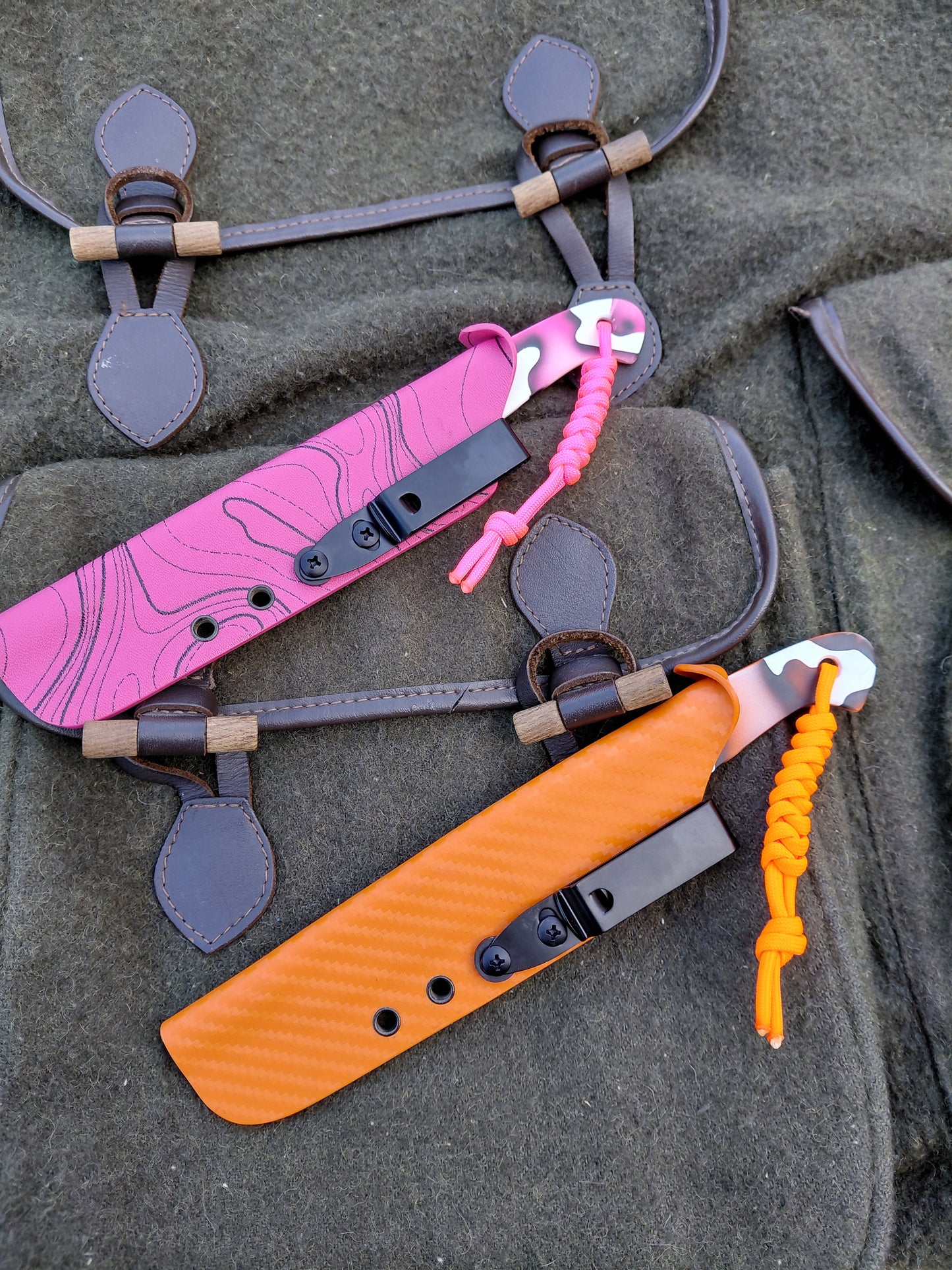 Naked Roe Catchers Orange/White - Pink/White
