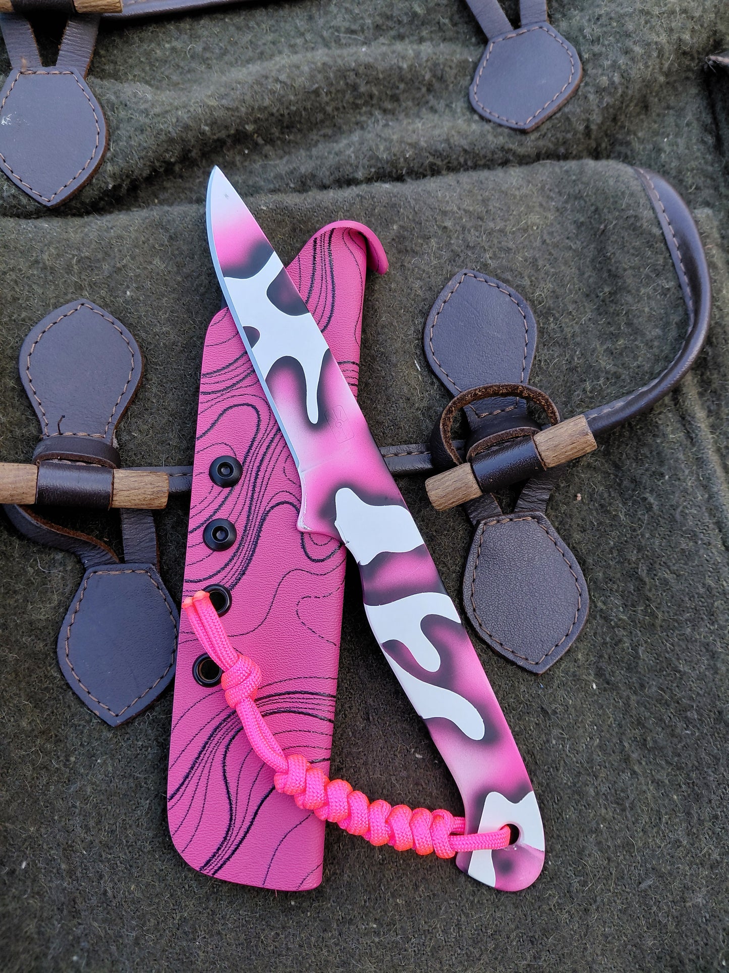 Naked Roe Catchers Orange/White - Pink/White